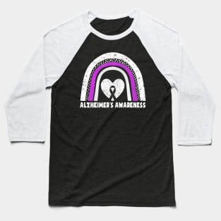 Alzheimer's Awareness  Alzheimers Purple Cute Baseball T-Shirt